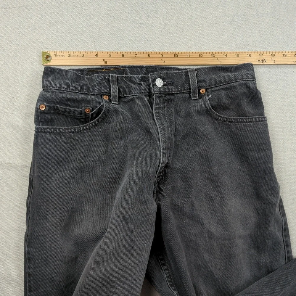 Vintage‎ Levis Jeans Mens 33x32 Black 560 Loose Tapered Relaxed Baggy 90s
